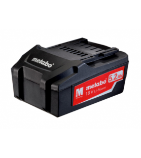 Batteria Metabo LI-POWER 18 V / 5,2 AH