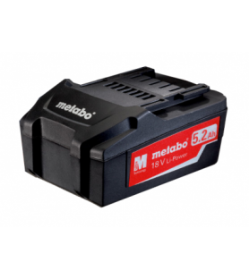Batterie Metabo LI-POWER 5,2Ah en 18V