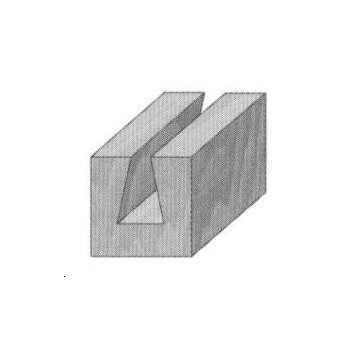 Dovetail router bit Ø12,7 mm - Shank 8 mm