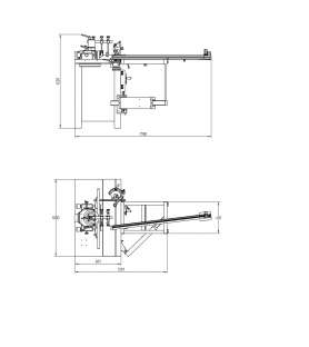 Spindle moulder with sliding aluminum trolley Holzprofi TO1000M