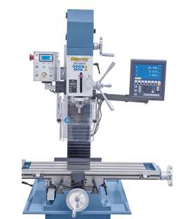 Metal drilling machine with automatic feed and 3-axis digital display Bernardo BF35BDC