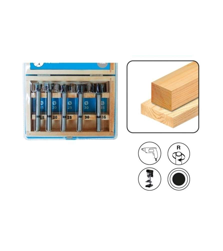 Temhyu Punte Da Trapano For Foro Passante TCT Da 70 Mm Utensile - Foto 10