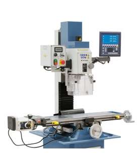 Metal milling machine Bernardo BF30 SUPER  with auto feed and 3-axis digital display