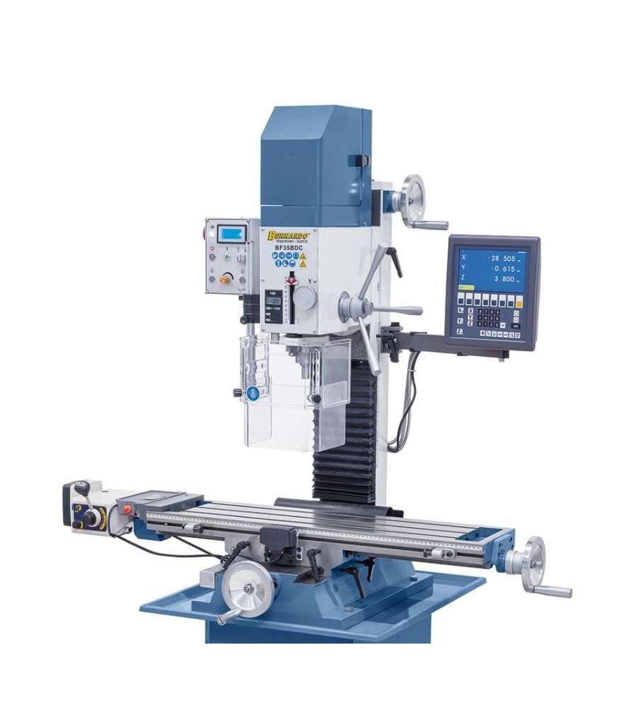 Metal drilling machine with automatic feed and 3-axis digital display Bernardo BF35BDC