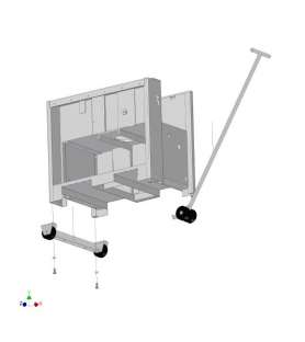 Special moving carriage for planer and thicknesser