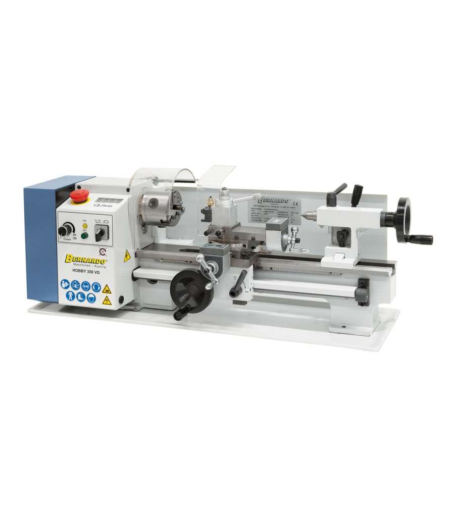 Metal lathe 2-speed Bernardo Hobby 350 VD