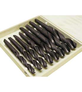 Brocas HSS para taladro MT3/MT4 de 24 a 44 mm (caja de 8 piezas)