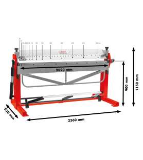 Piegatrice manuale Holzmann AKM2020