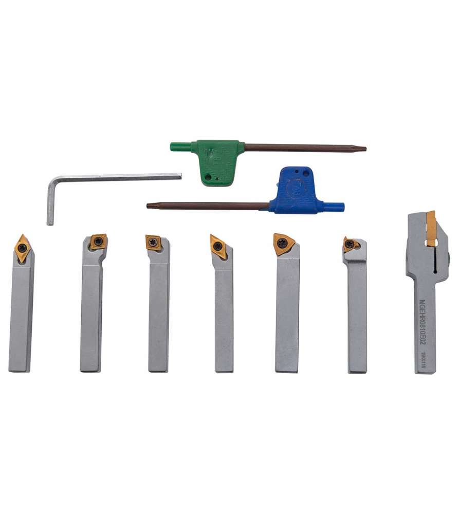 TIN-beschichtete Hartmetall-Drehwerkzeuge 8 mm Schaft für Metalldrehmaschinen