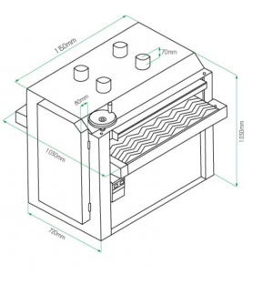 Zylinderschleifmaschine Holzprofi SPB940