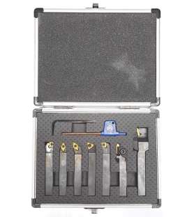 Outils au carbure pour tour à métaux 7 pièces 16 x 16 mm - D20347 -  Outillage - Fournitures