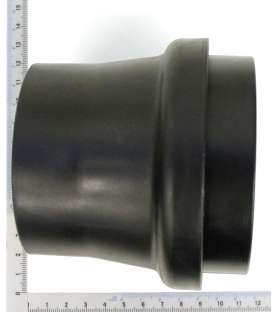 Sleeve 100/100 mm for flexible connection vacuum cleaner to machine