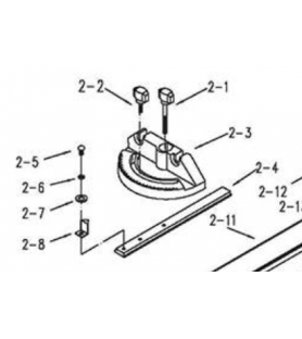 Cross-section template for Scheppach Combi6 mini-combined