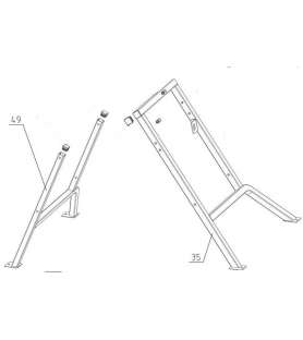 Stand for log saw Scheppach...