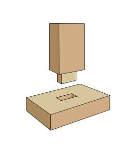 Mortasatrice a scalpello quadrato Bernardo HM12P