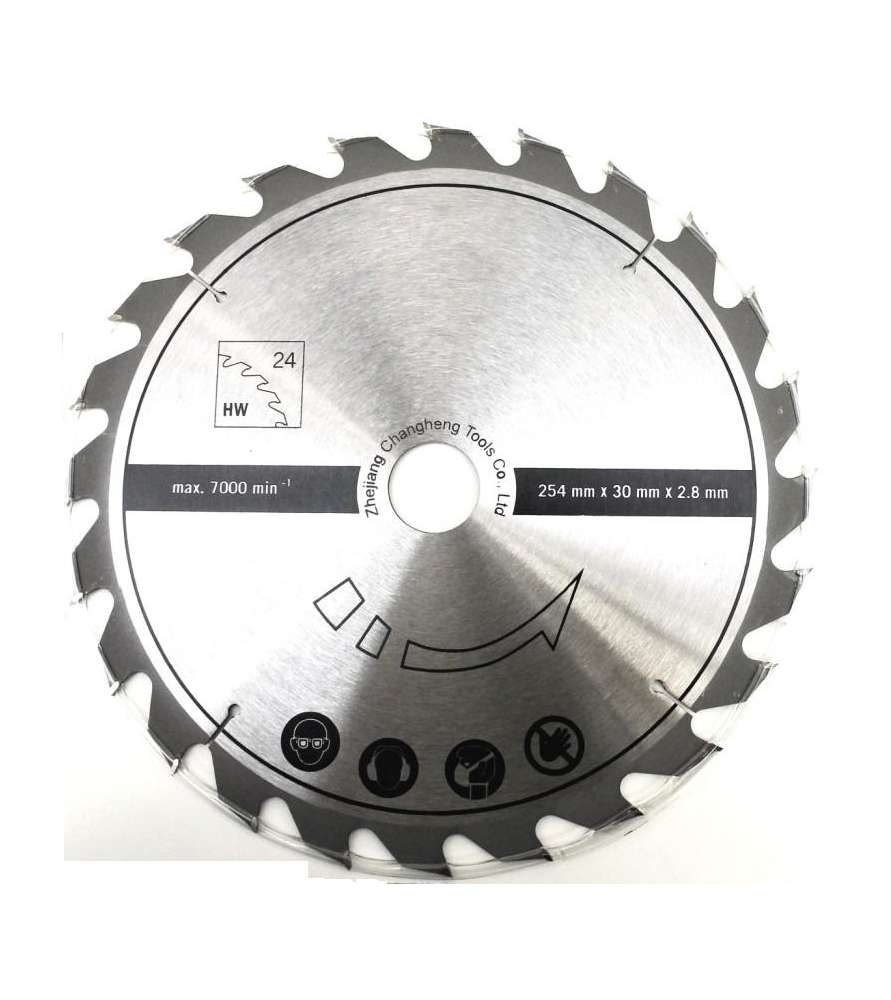 Circular saw blade diameter 254 mm - 24 teeth economical series