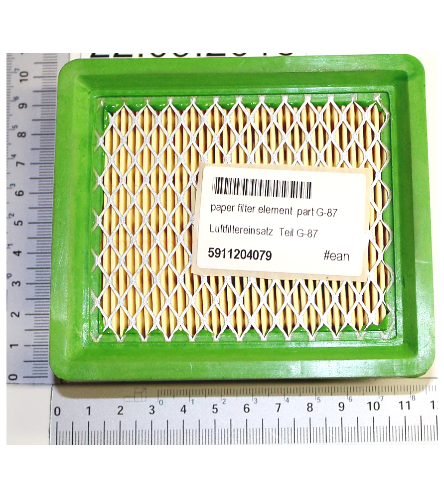 Air filter for Scheppach LMH46/51/53 series mowers