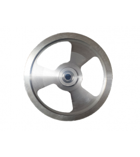 Drive pulley with rings for...