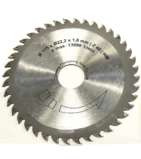 Circular carbide blade for Scheppach PL305 plunge saw