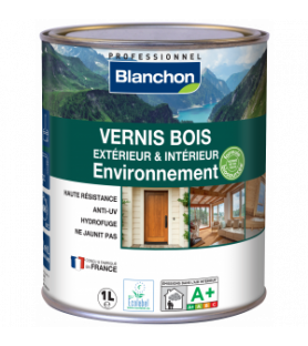 Barniz de base biológica para madera exterior e interior Blanchon - 1L