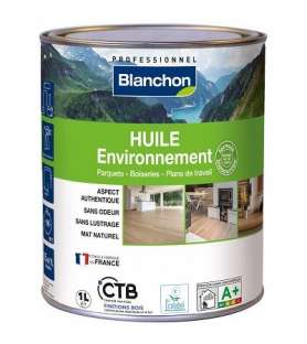 Huile Environnement Biosourcée Blanchon - Ultra Mat - 1L