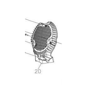 Copriventola per termoventilatore Scheppach LB5200BP e Woodster BLP52BP