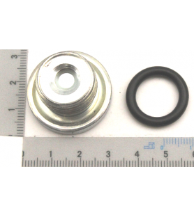 Reservoir screw with gasket for Scheppach compressor