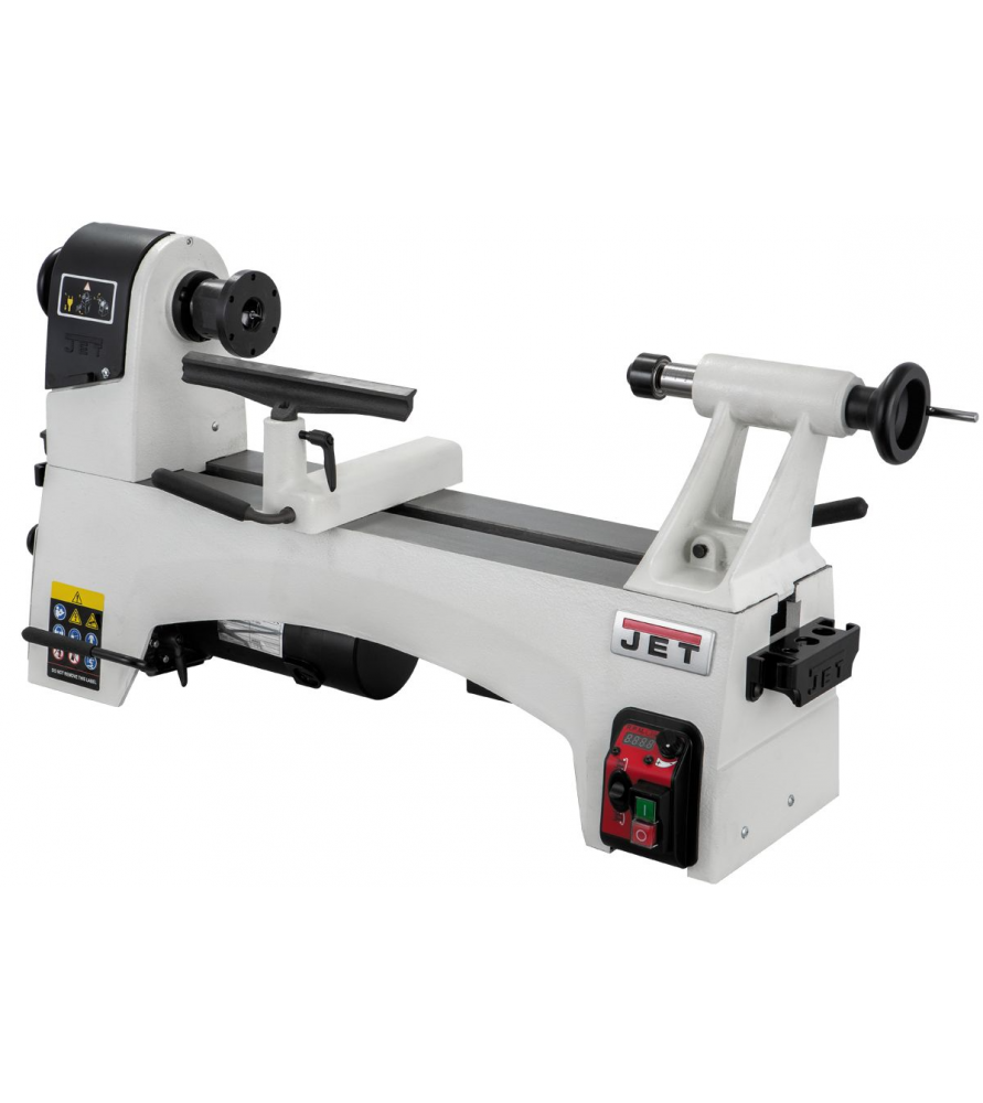 Tornio per legno JET JWL-1221VS con variatore di velocità - 230V