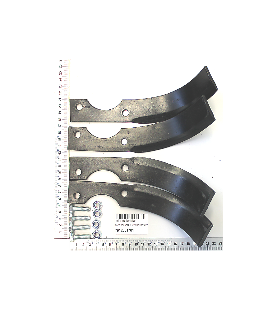 Knives for Scheppach MB850 and MTP850 two-wheel tractor