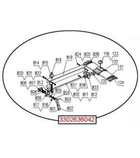 Complete deck protector for planer jointer Bernardo ADM260 and Jean l'ébéniste ML392