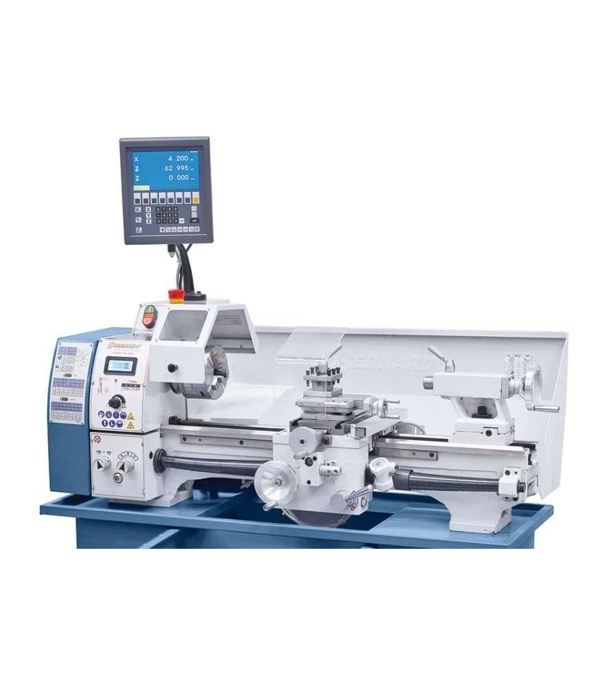 Metalldrehmaschine Bernardo Profi 550 Pro mit 2-Achsen-Digitalanzeige - 400V