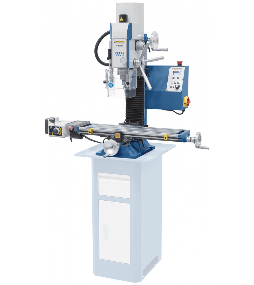 Fresadora taladradora Bernardo KF28Top con avance automático