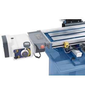 Metal drilling milling machine Bernardo KF28Top with feed and 3-axis digital display