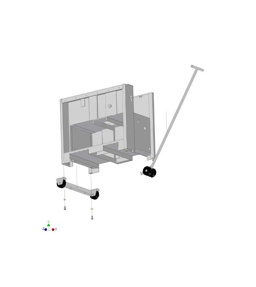 Kit de desplazamiento para Cepilladoras y regruesadoras Jet JPT-310 y Jet JPT-410