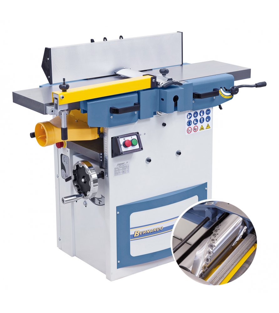 Planer and thicknesser Bernardo AD260S with helical shaft - 230V Planer and thicknesser Bernardo AD260S with helical shaft - 230V