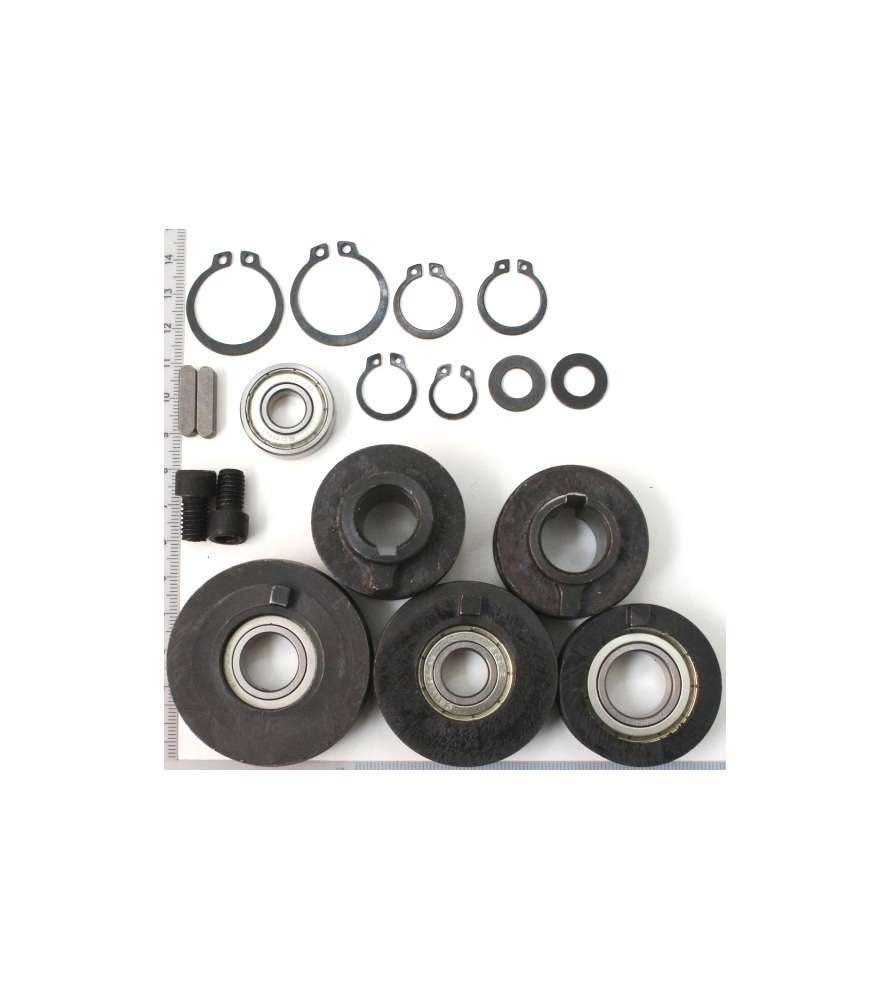 Set of pulleys for mini combined Kity K6-154, Scheppach Combi 6 and Woodstar C06