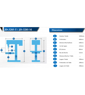 Prensa taladradora de banco Promac JD-3285-M