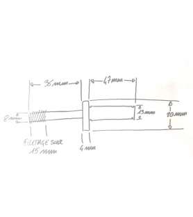 Pulley axis for planer...