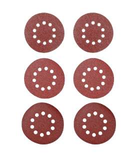 Velcro sanding disc 180 mm for Parkside sander PWBS 180 A1 grit 40-80-120 (6 pieces)