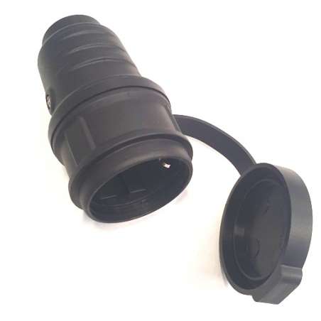 Female electrical outlet single phase