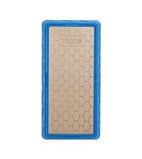 Double -sided diamond -shaped stone for sharpening tools