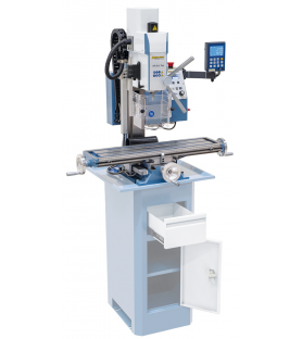Metal drilling and milling machine Bernardo KF26L Top with 3-axis digital display