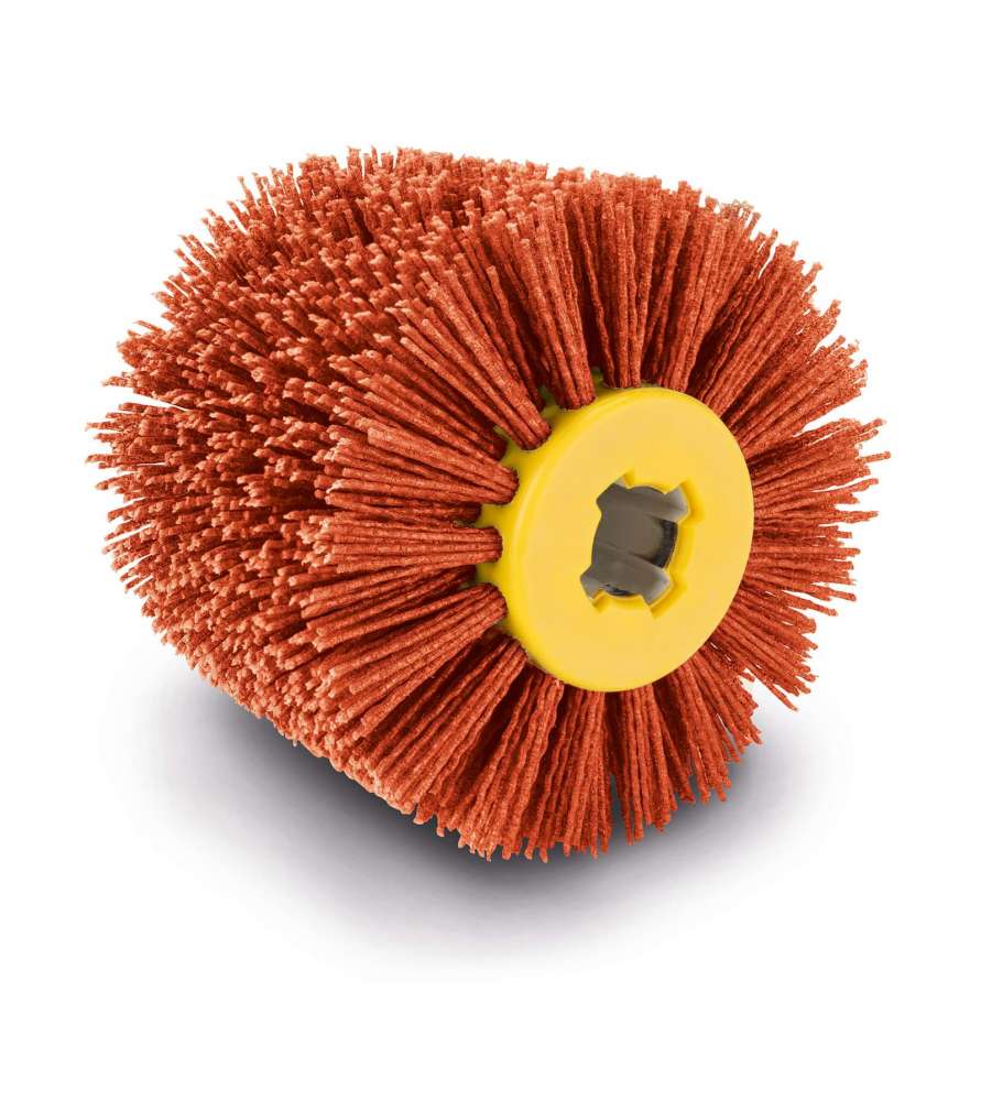 Brosse pour disques kwmobile - Brosse en nylon avec manche en