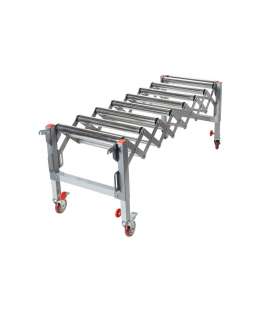 Carro Holzmann RB9A extensible de 9 rodillos para cargas pesadas