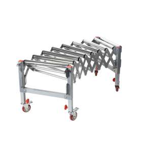 Carro Holzmann RB9A extensible de 9 rodillos para cargas pesadas