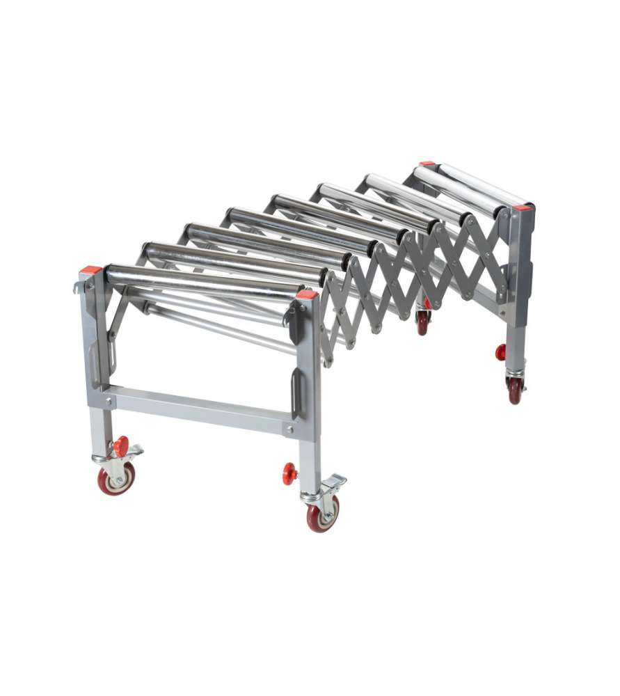 VEVOR Support à Rouleaux Pliable 136 Kg – Hauteur Réglable 680-1079 Mm, Tête Multidirectionnelle Pour Scie Table