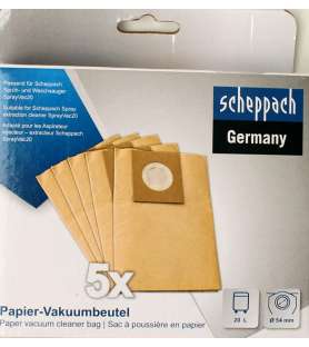 Sacchetto di carta per aspirapolvere a umido e a secco Scheppach SprayVac20