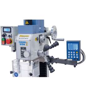 Bernardo KF25D Vario metal drilling and milling machine with 3-axis digital display - 230V