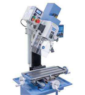 Bernardo KF25D Vario metal drilling and milling machine with 3-axis digital display - 230V