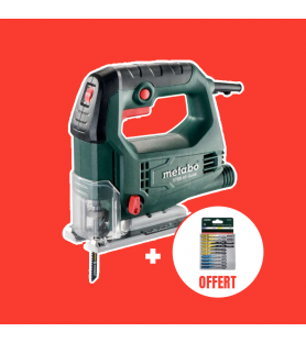 Metabo STEB 65 QUICK jigsaw in Metaloc + 10 blades offered!